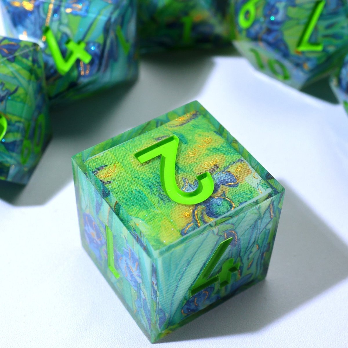 Bluemorn Grove | Art Core Dice | 7 Piece Set - Tabletop Dominion - We Print Miniatures