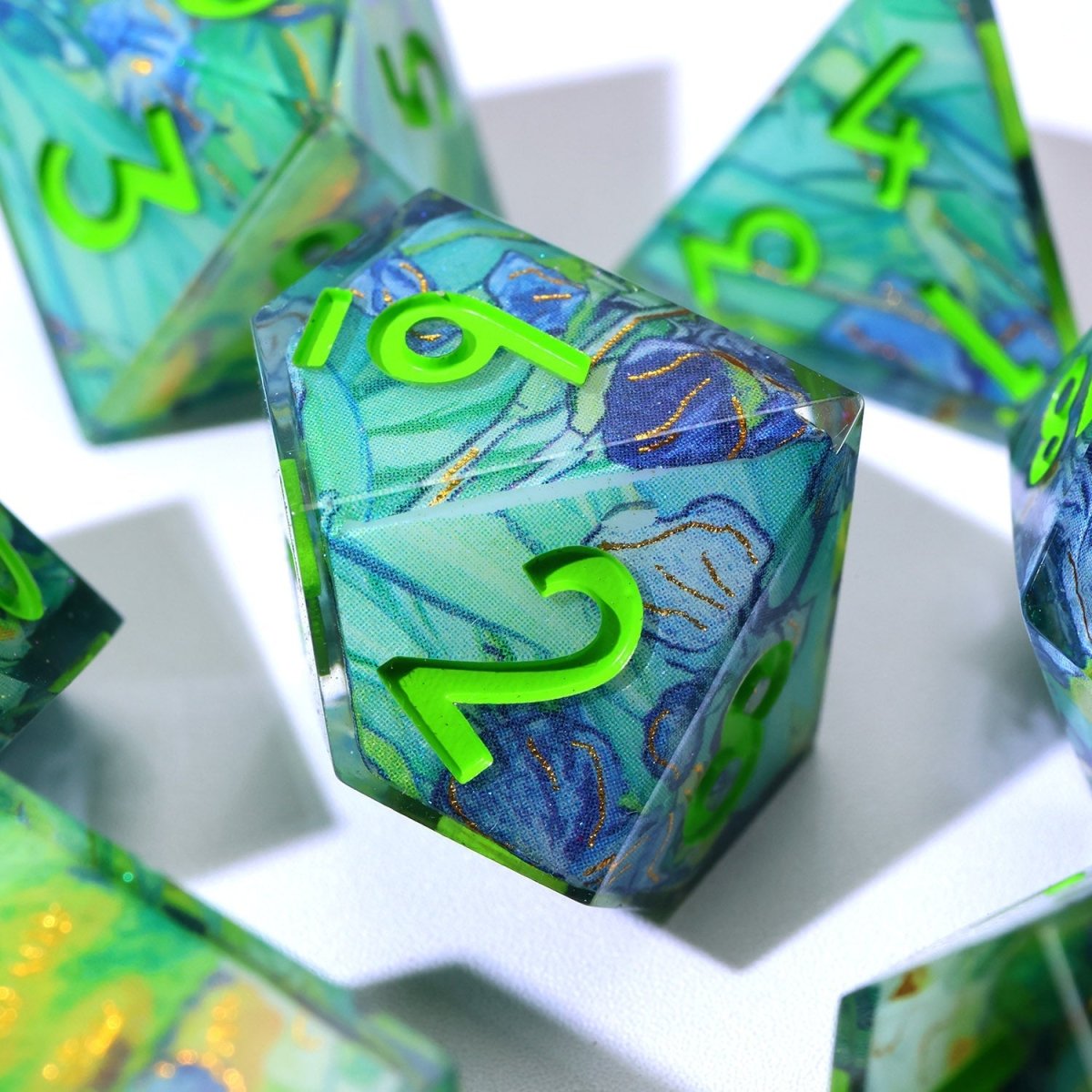 Bluemorn Grove | Art Core Dice | 7 Piece Set - Tabletop Dominion - We Print Miniatures