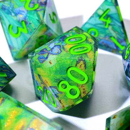 Bluemorn Grove | Art Core Dice | 7 Piece Set - Tabletop Dominion - We Print Miniatures