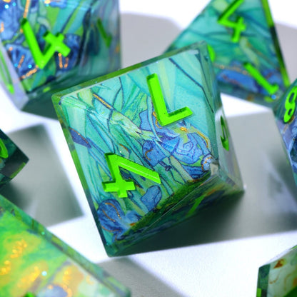 Bluemorn Grove | Art Core Dice | 7 Piece Set - Tabletop Dominion - We Print Miniatures