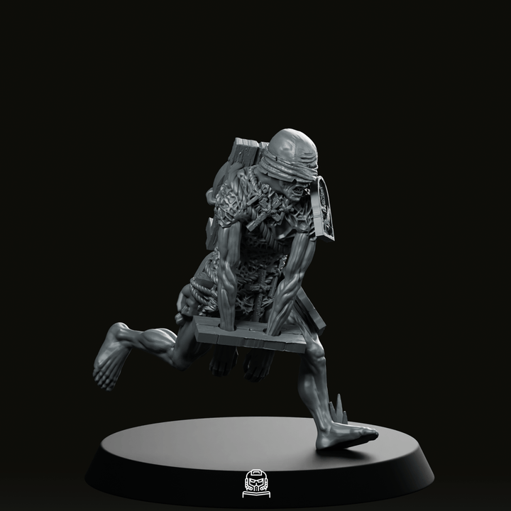 Loopgraafsoldaat Bommenwerper Run Miniatuur Dynamisch Hars