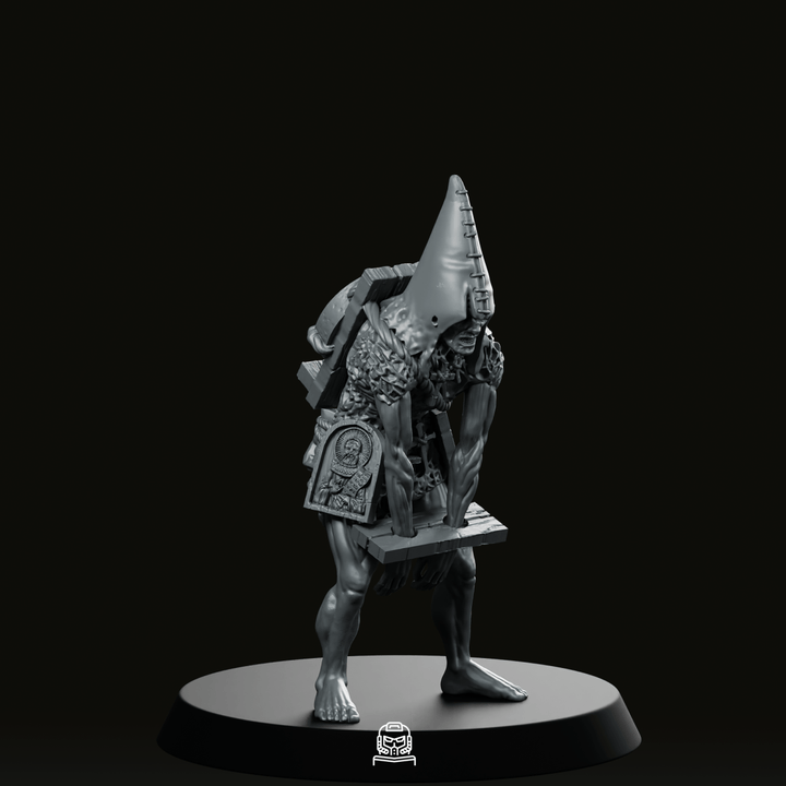 Trench Soldier Bomber Stand Miniature Grimdark Satire