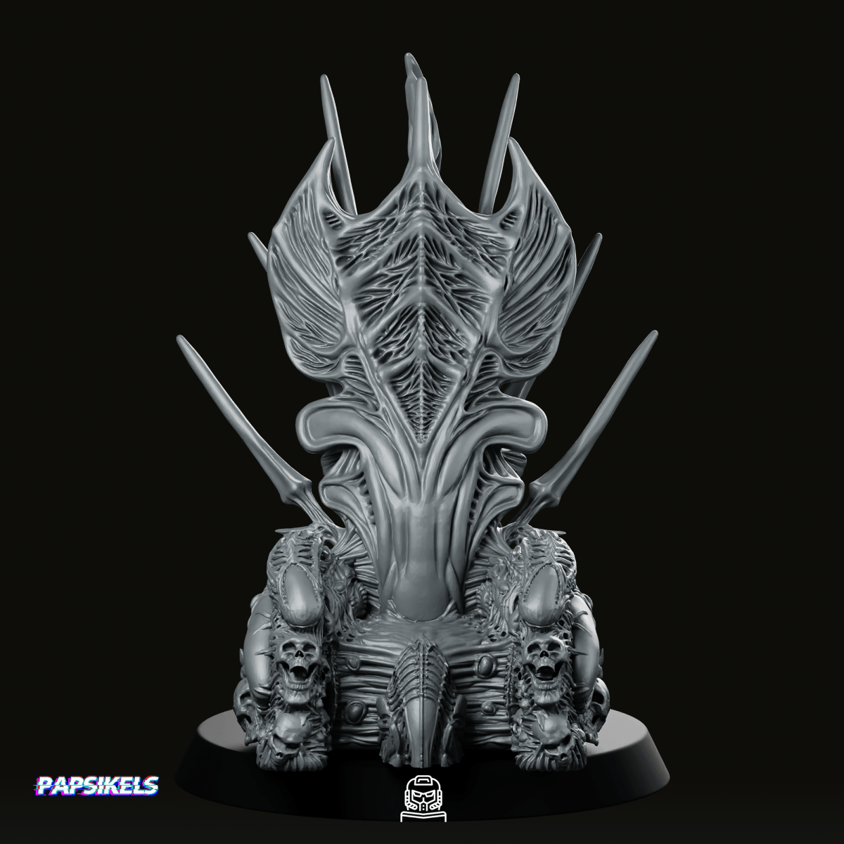 Bone Tribe Skull Hunters First Hunt Throne Miniature - Papsikels Miniatures - We Print Miniatures