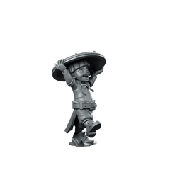 Boy Shield Miniature Young Squire Umbrella - CastNPlay - We Print Miniatures
