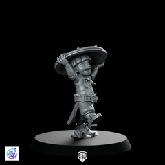 Boy Shield Miniature Young Squire Umbrella - CastNPlay - We Print Miniatures