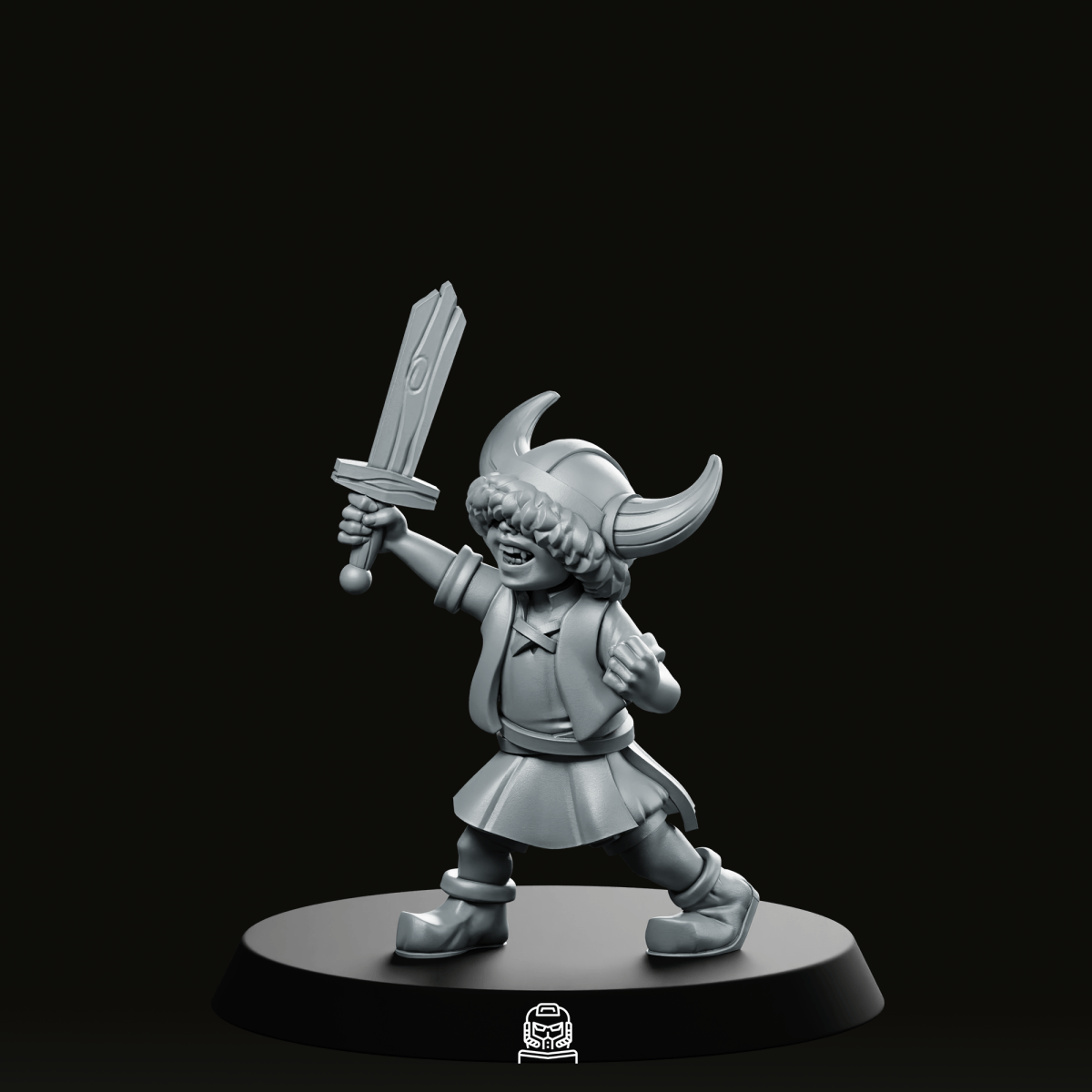 Boy Sword Miniature - CastNPlay - We Print Miniatures