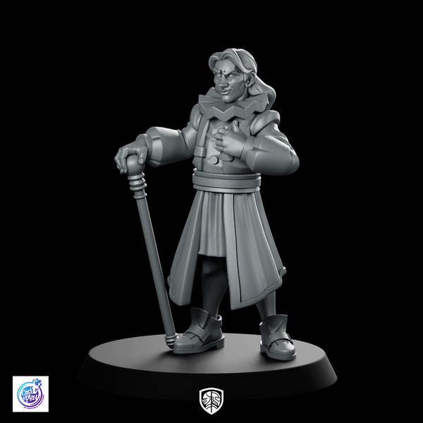 Braggart Baron Clovis Miniature Charismatic Storyteller NPC Noble