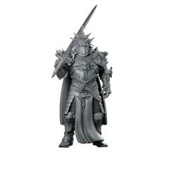 Breunor Miniature Armoured Knight Hero Sword - Haito - We Print Miniatures