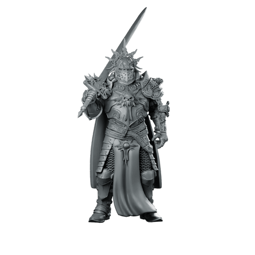 Breunor Miniature Armoured Knight Hero Sword - Haito - We Print Miniatures