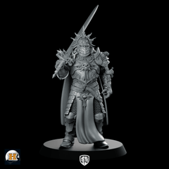 Breunor Miniature Armoured Knight Hero Sword - Haito - We Print Miniatures
