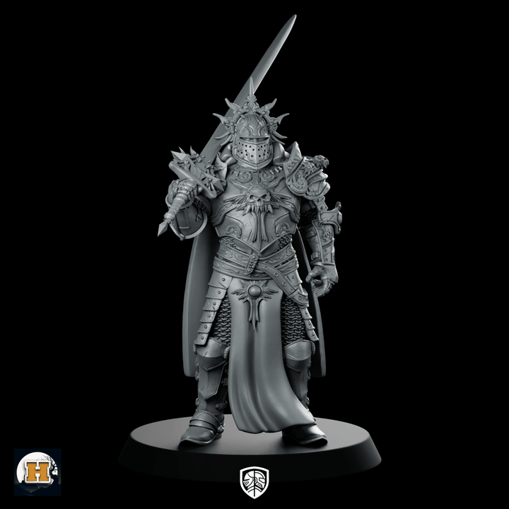 Miniatura Breunor, caballero acorazado, héroe con espada