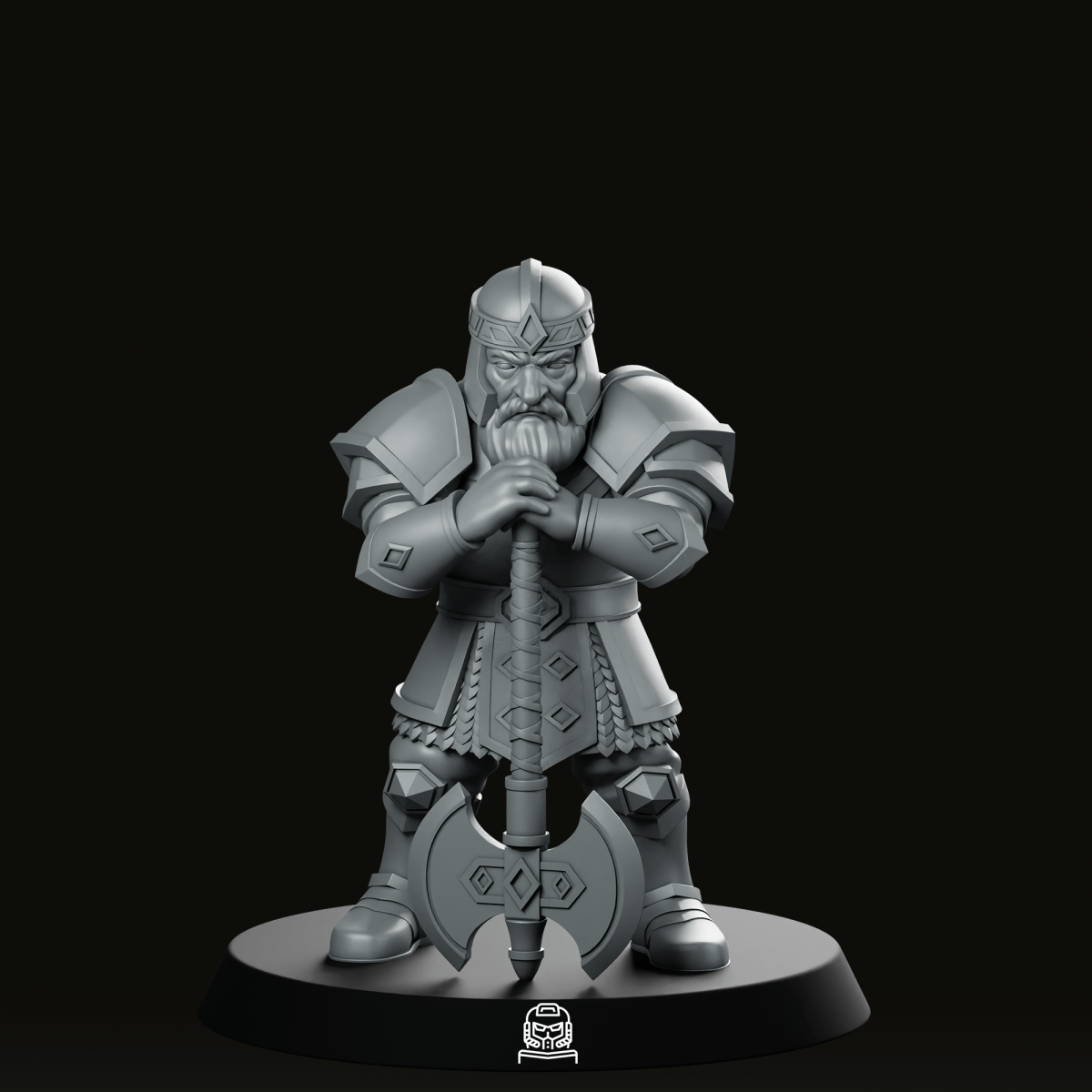 Brogar Dundrason Model Miniature - We Print Miniatures - We Print Miniatures