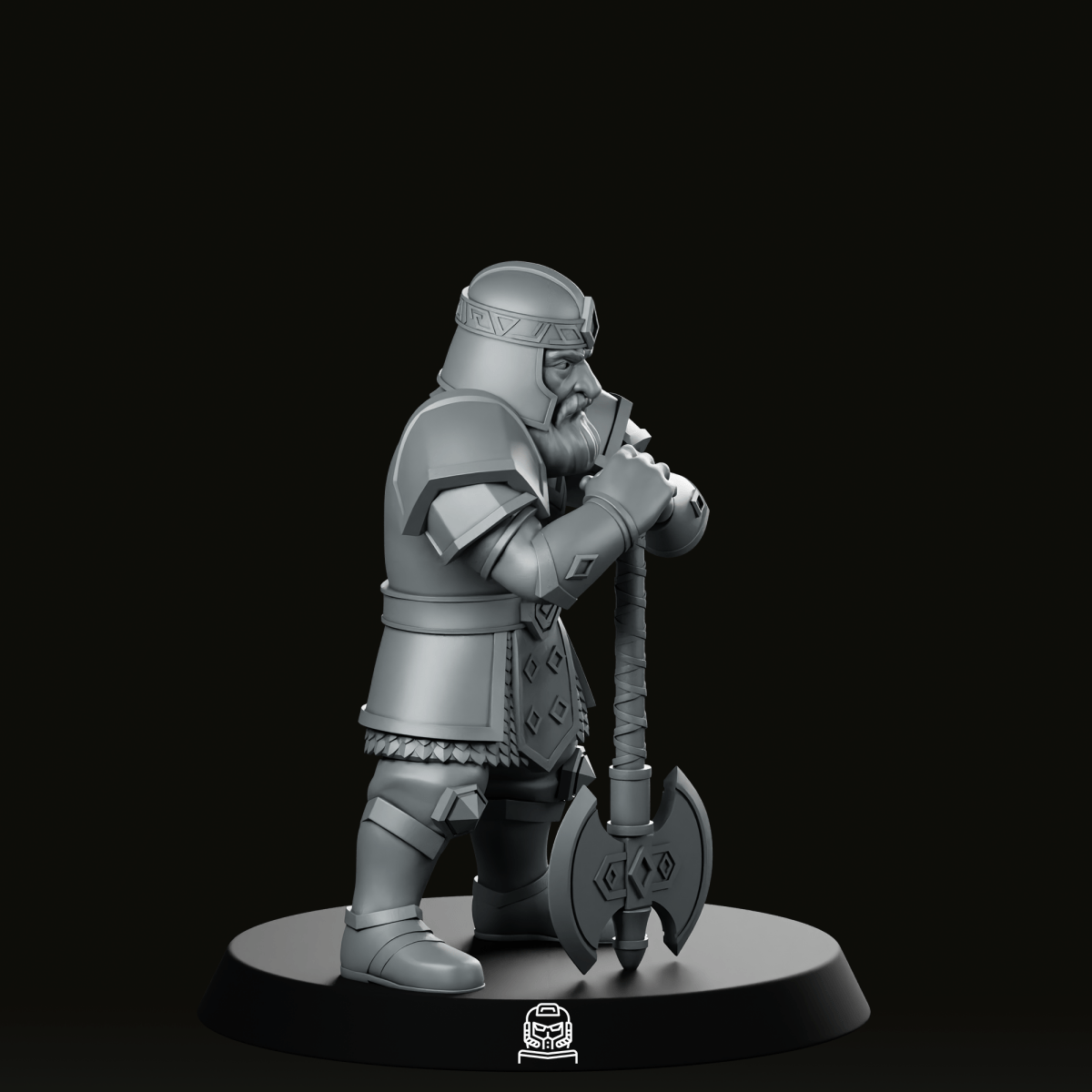 Brogar Dundrason Model Miniature - We Print Miniatures - We Print Miniatures