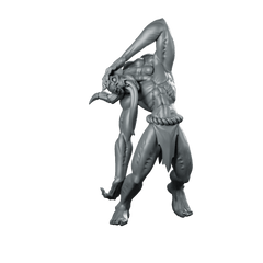 Broken Neck Demon Miniature Twisted Horror Fiend - CastNPlay - We Print Miniatures