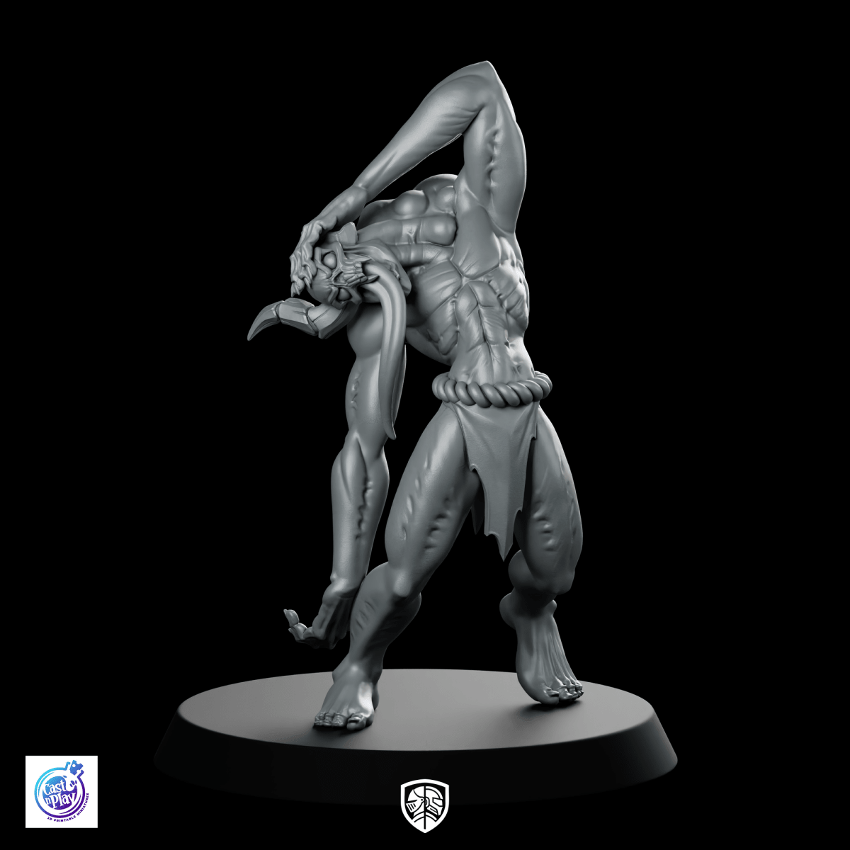 Broken Neck Demon Miniature Fantasy by CastNPlay – We Print Miniatures