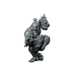 Brom Stonelegs Miniature Fantasy Horror Monk Brawler - CastNPlay - We Print Miniatures
