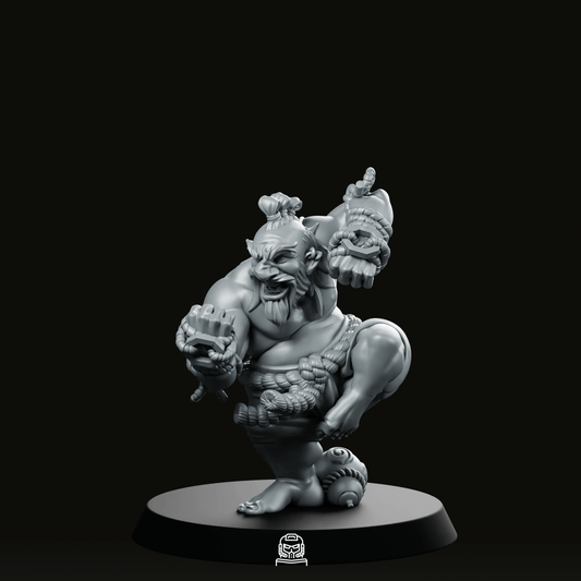 Brom Stonelegs Miniature Fantasy - CastNPlay - We Print Miniatures