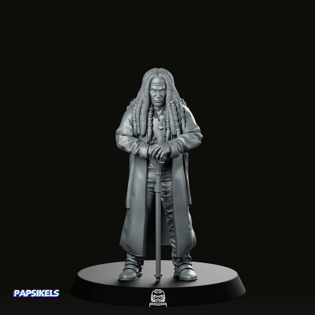Budol Gang Boss King Rasta 2 Miniature - Papsikels Miniatures - We Print Miniatures