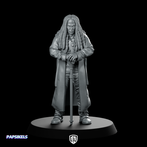 Budol Gang Boss King Rasta Miniature cyberpunk sci-fi