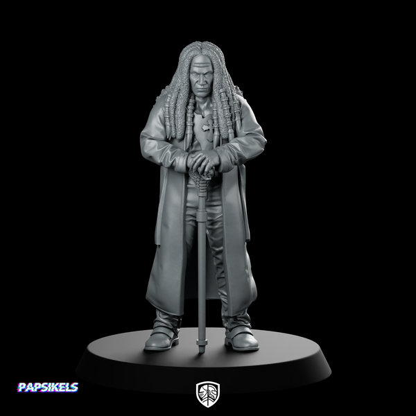 Budol Gang Boss King Rasta Miniature cyberpunk sci-fi