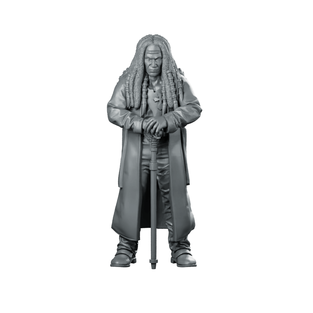 Budol Gang Boss King Rasta Miniature cyberpunk sci - fi - Papsikels Miniatures - We Print Miniatures