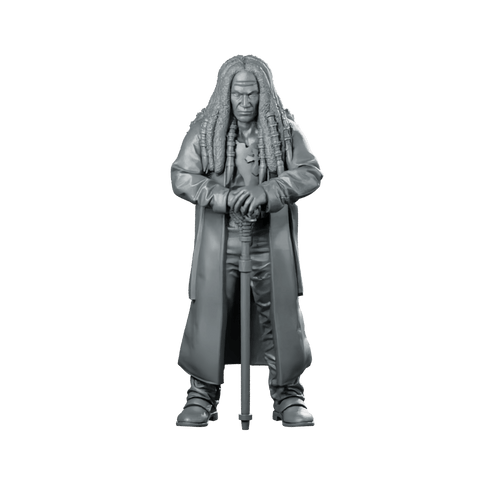 Budol Gang Boss King Rasta Miniature cyberpunk sci - fi - Papsikels Miniatures - We Print Miniatures