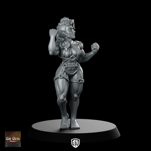 Buff Tiefling From Hell Fantasy Miniature Brawler Devil