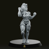 Buff Tiefling From Hell Miniature - Vae Victus Miniatures - We Print Miniatures