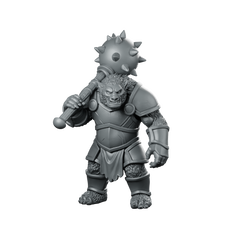 Bugbear With Morningstar Miniature Brute Warrior Miniature 360 Spin 01