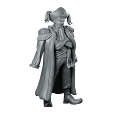 Buggy One Piece Miniature Pirate Captain Character Miniature 360 Spin 01