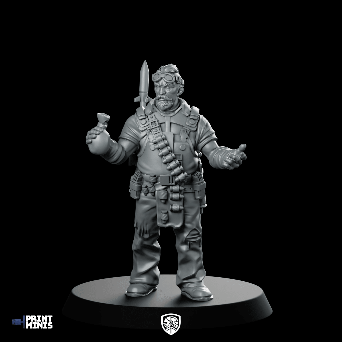Bullet Vendor Miniature Alchemist Merchant - Print Minis - We Print Miniatures