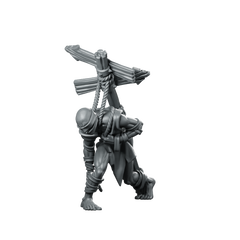 Burdened Repentant Miniature Bound Prisoner Miniature 360 Spin 01