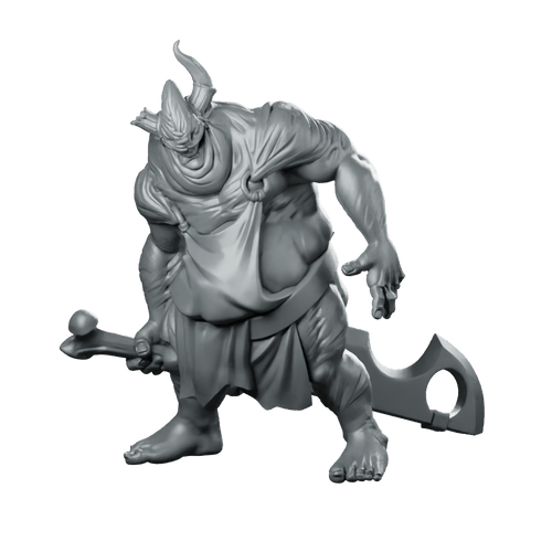 Butcher Grinning Miniature Horror Villain Cleaver Enforcer - CastNPlay - We Print Miniatures