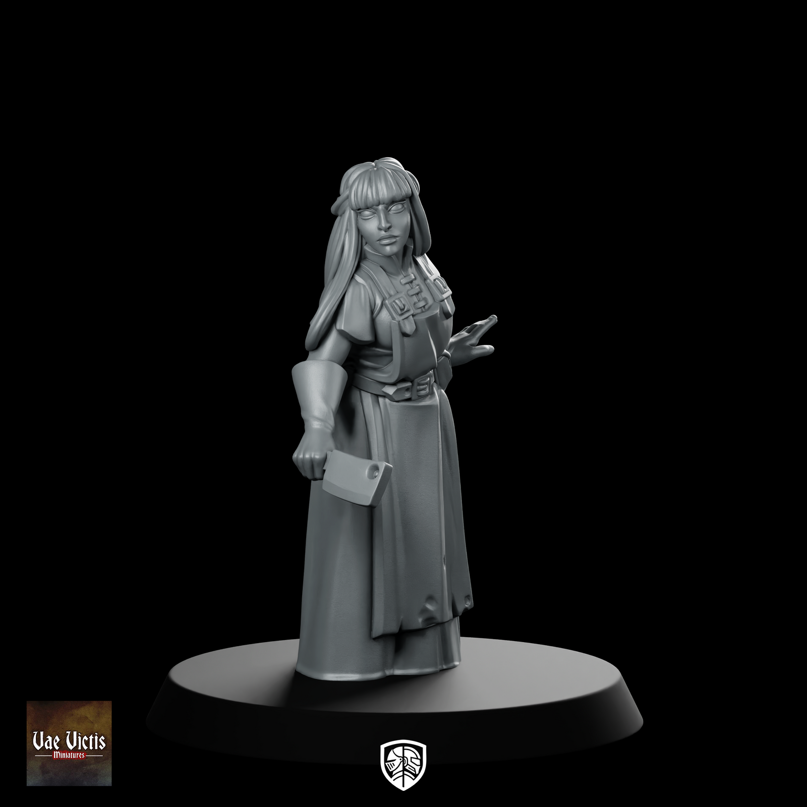 Butcher Witch Fantasy Miniature Dark Horror Villain