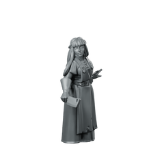 Butcher Witch Fantasy Miniature Dark Horror Villain Miniature 360 Spin 01