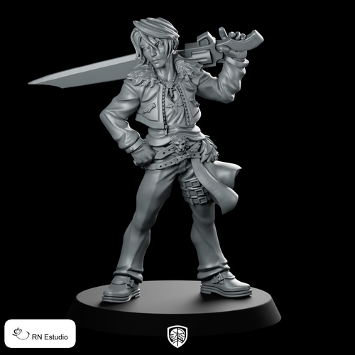 Cal Lionclaw Miniature Sword Duelist