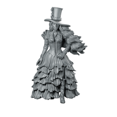 Calamity Wild West Miniature Glamorous Gunslinger Heroine Miniature 360 Spin 01