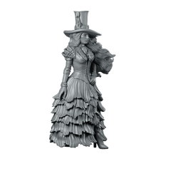 Calamity Wild West Miniature Glamorous Gunslinger Heroine - RN Estudio - We Print Miniatures