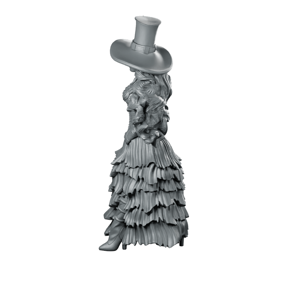 Calamity Wild West Miniature Glamorous Gunslinger Heroine - RN Estudio - We Print Miniatures