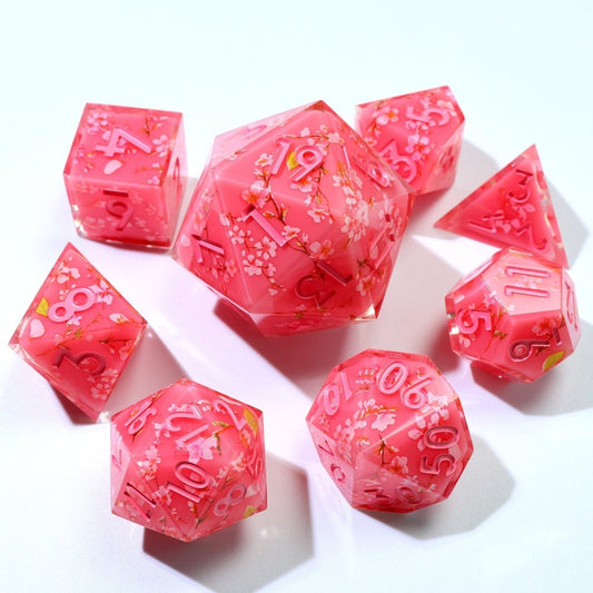 Candied Blossom | 33mm D20 | Oversized Art Core Dice - Tabletop Dominion - We Print Miniatures