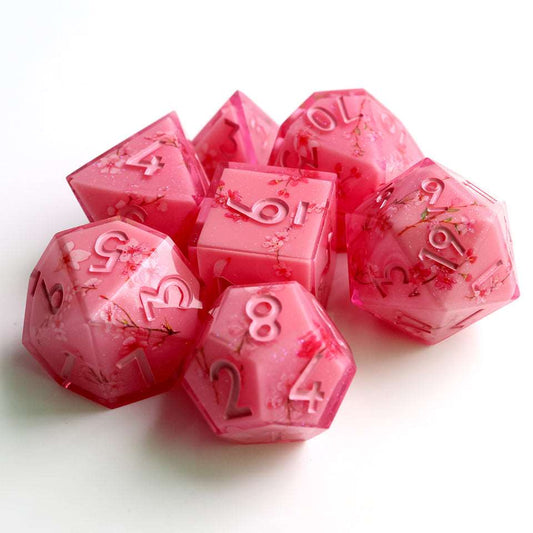 Candied Blossom | Art Core Dice| 7 Piece Set - Tabletop Dominion - We Print Miniatures