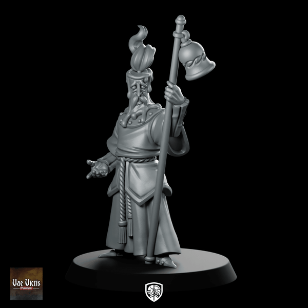 Candle Knight Miniature Candlelit Torchbearer Paladin NPC - Vae Victis - We Print Miniatures