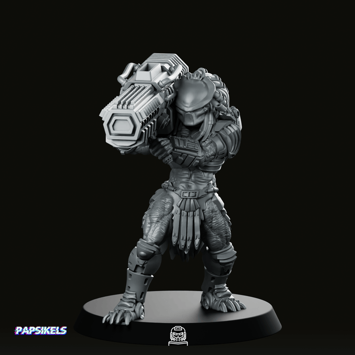 Cannon Skull Hunter Miniature Sci-Fi Heavy Weapon Xeno