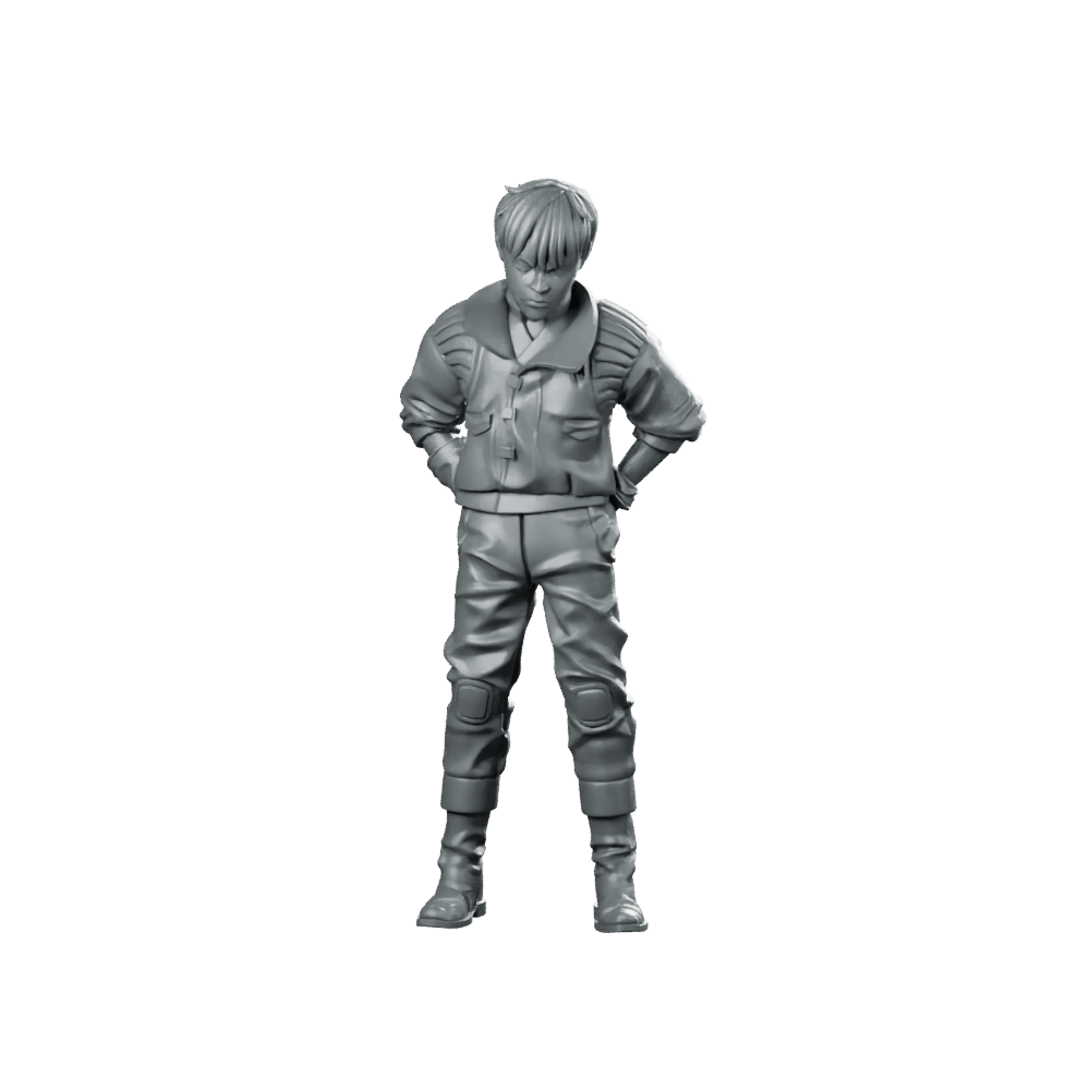 Capsule Gang Biker Kaneda Miniature Cyberpunk Sci - Fi - Papsikels Miniatures - We Print Miniatures