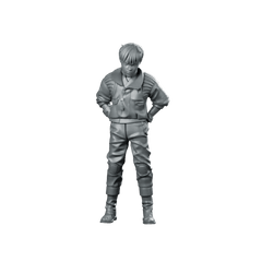 Capsule Gang Biker Kaneda Miniature Cyberpunk Sci - Fi - Papsikels Miniatures - We Print Miniatures