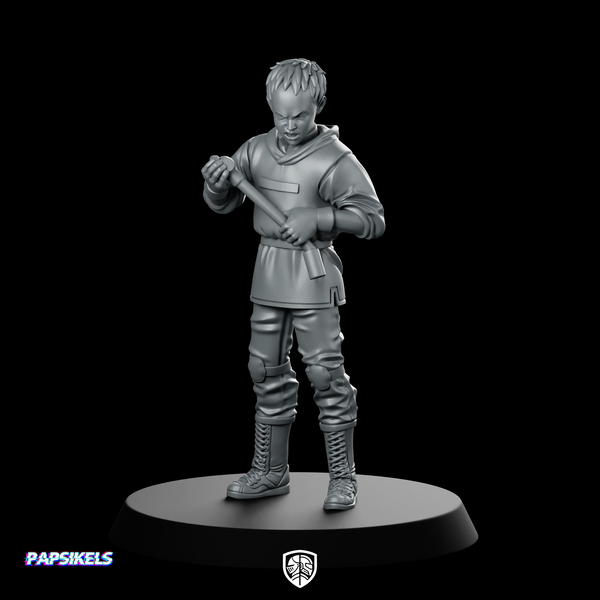 Capsule Gang Biker Tetsuo Miniature Cyberpunk Enforcer