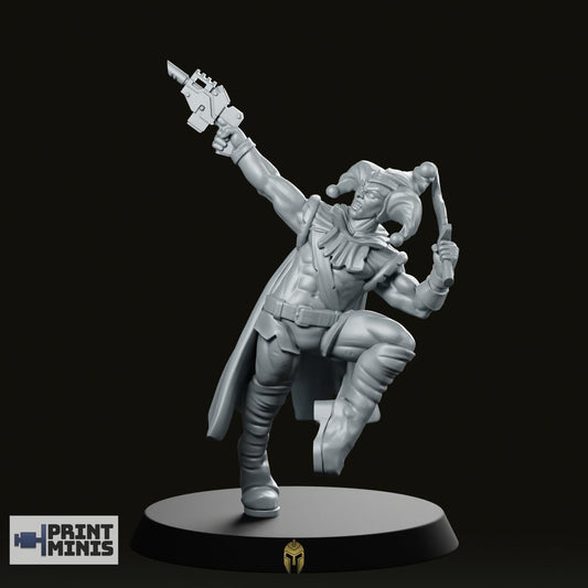 Caraval Male Las Pistol And Knife Miniature - We Print Miniatures