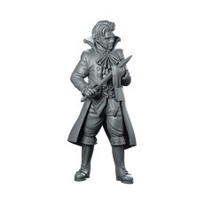 Carnival Conspiracy Man 1 Miniature Masked Duelist Miniature 360 Spin 01