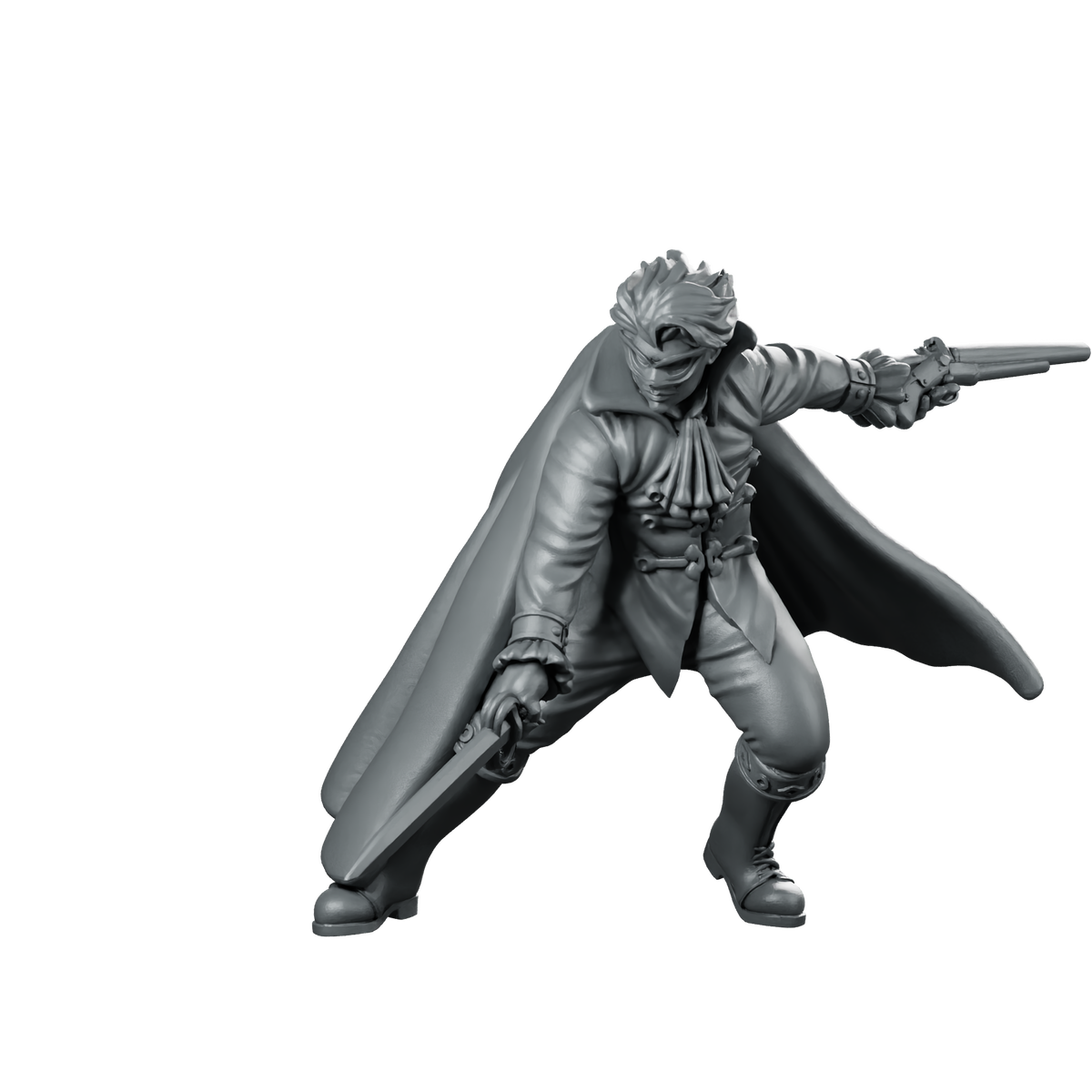 Carnival Conspiracy Man 2 Miniature Masked Duelist Miniature 360 Spin 01