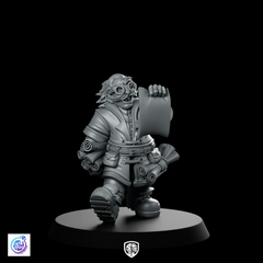 Cartographer Eisakk Reading Map Miniature Dwarf Explorer